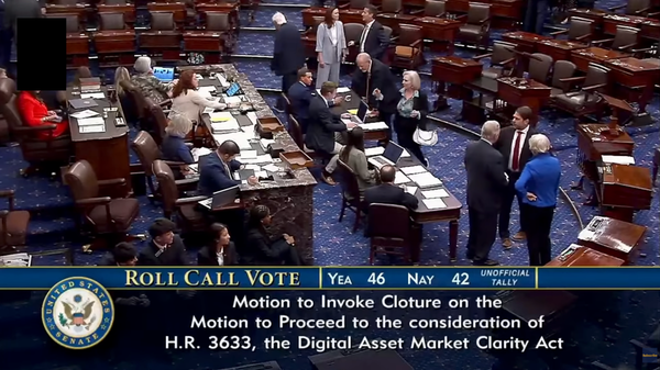 Senator Gillibrand votes “no” on the motion to invoke cloture for the Clarity Act